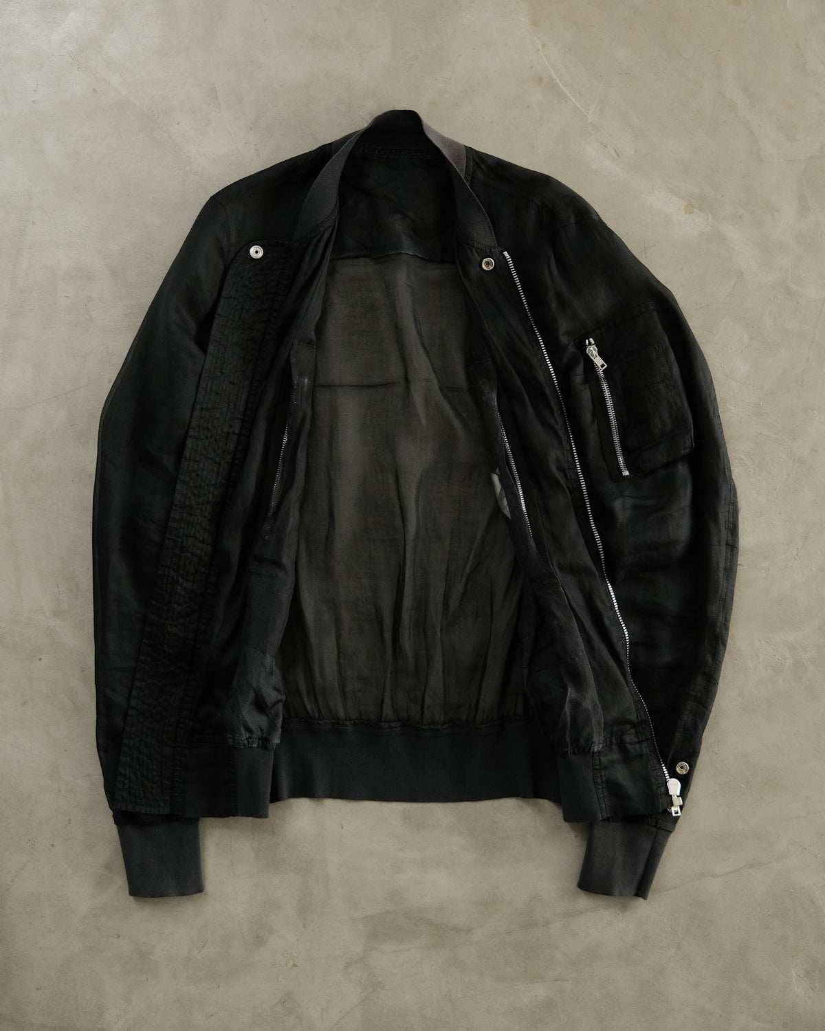 SS18 RICK OWENS Runway Flight Bomber