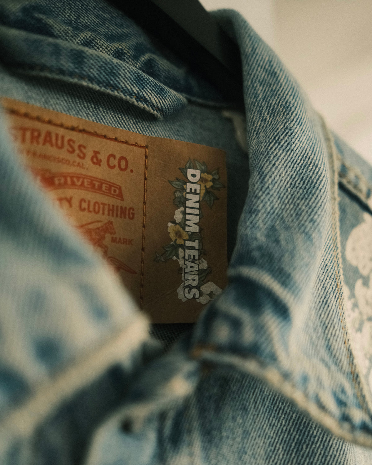 DENIM TEAR LEVI’S Cotton Wreath Denim Jacket