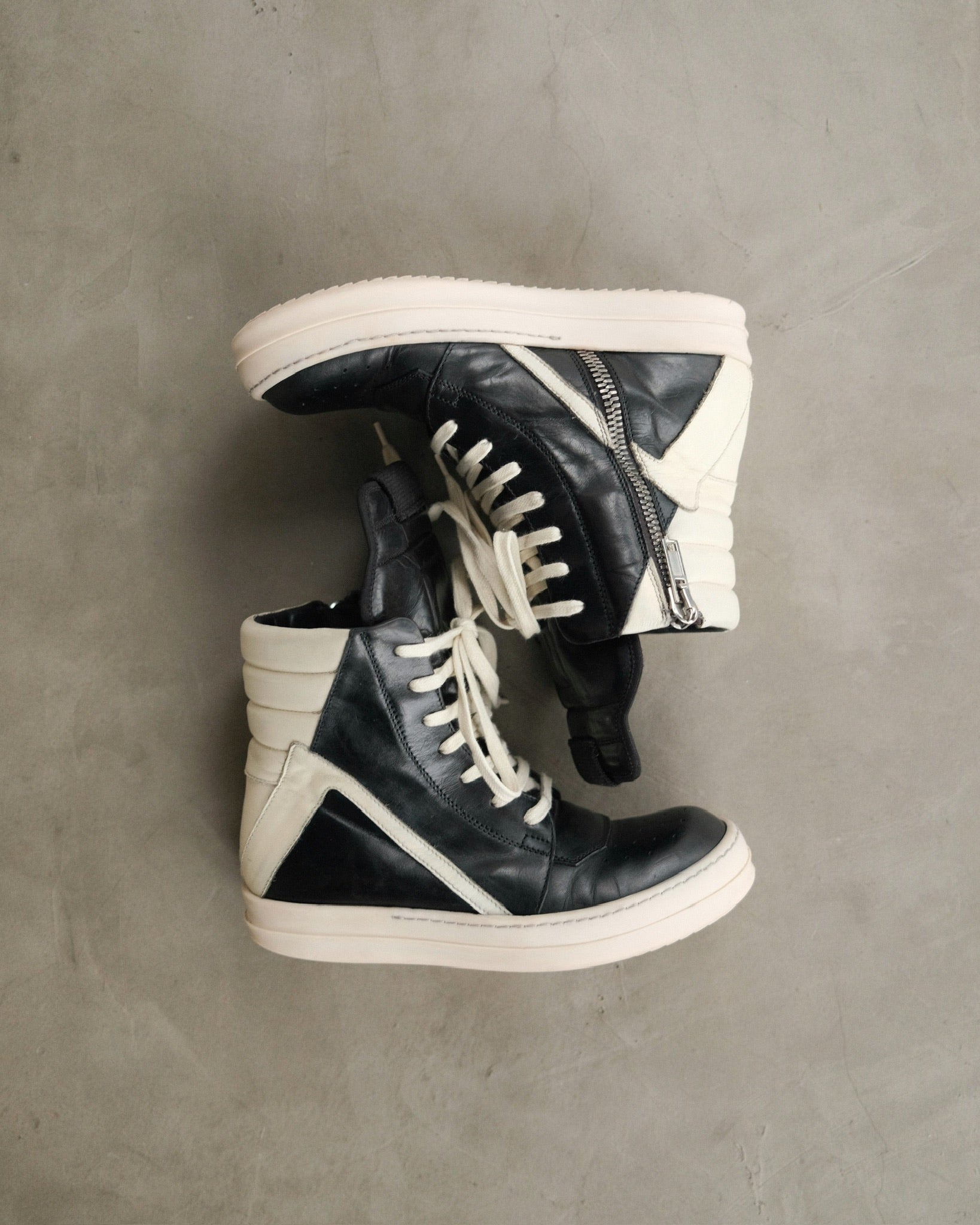 RICK OWENS SS16 Geobaskets Sneakers